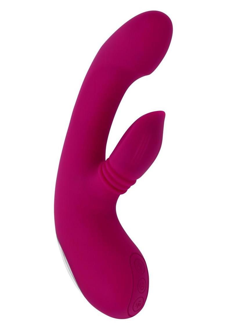 girthy tip vibrator closeup shot