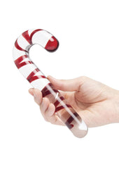 Christmas inspired glass sex toy, dildo