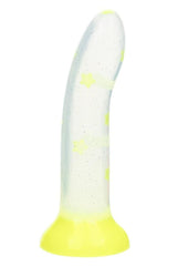 Glow Stick Star Silicone Glow In The Dark Dildo - Glow In The Dark/Yellow