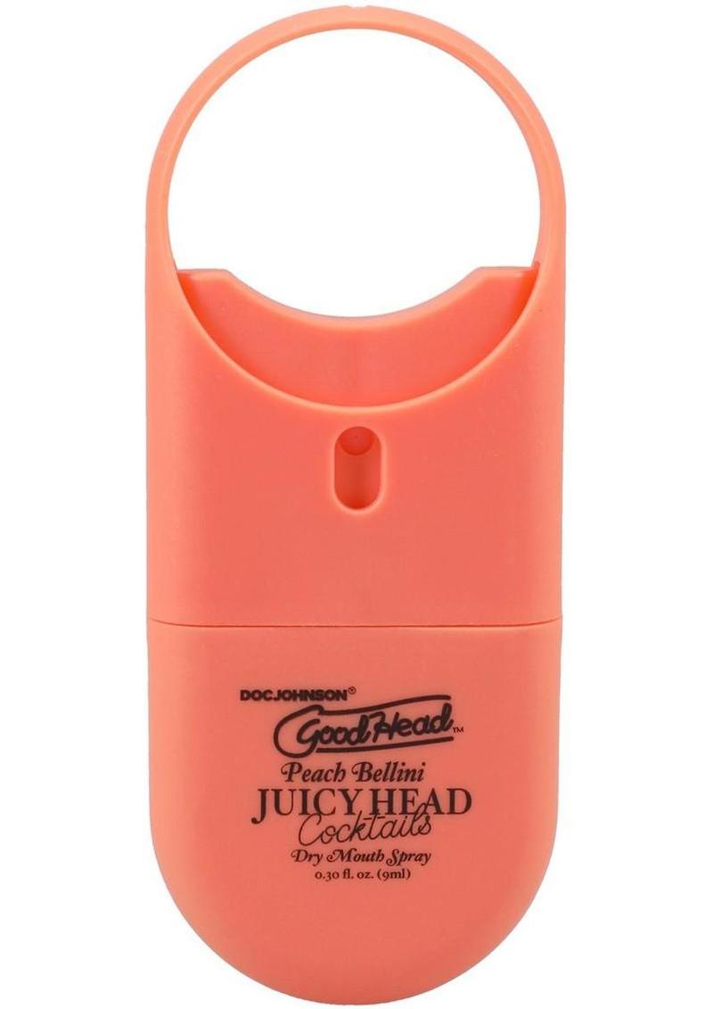 Goodhead Juicy Head Cocktails Dry Mouth Spray To-Go Peach Bellini - .30oz