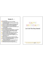 bachelorette party favor styled display