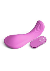 Grinders Rocker Rechargeable Silicone Vibrating Dual Motor Pad with Remote - Pink