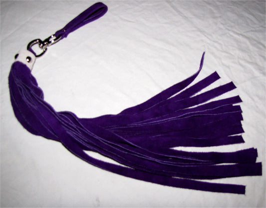 16 inch Handle-less Leather or Suede Flogger