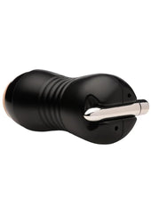 textured TPE male masturbator sleeve with vibration