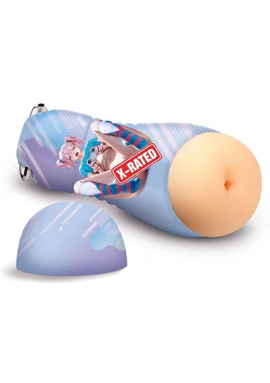 Hentai Fantasies Haruka The Gamer Girl Vibrating Stroker - Ass - Vanilla