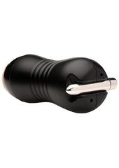 waterproof vibrating stroker male masturbator textured tunnel toy