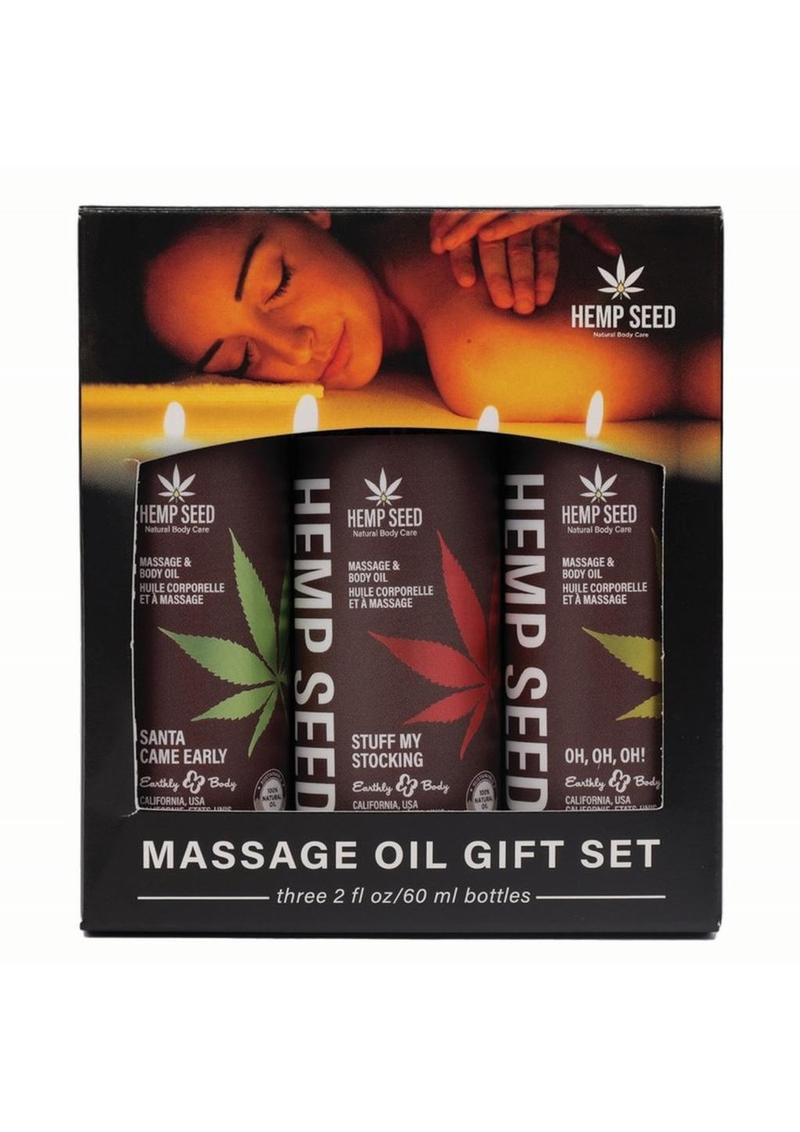 Holiday Xmas 2024 Massage Oil Trio