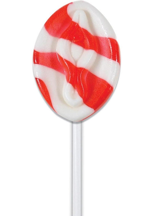 pussy shaped peppermint candy pop