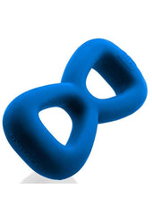 teal silicone ring closeup