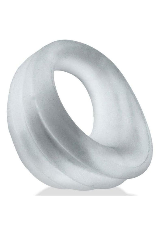cock ring stretched to show elasticity
