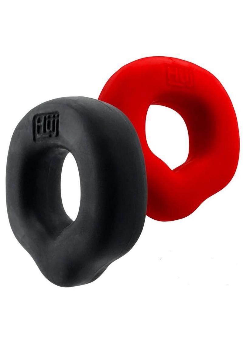cock ring stretched to show elasticity