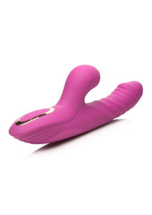 Inmi Bumping Bunny Thrusting Pulsing Rechargeable Silicone Rabbit Vibrator