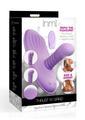 Inmi Thrust N Grind Thrusing and Vibrating Rechargeable Silicone Grinder Pad with Remote