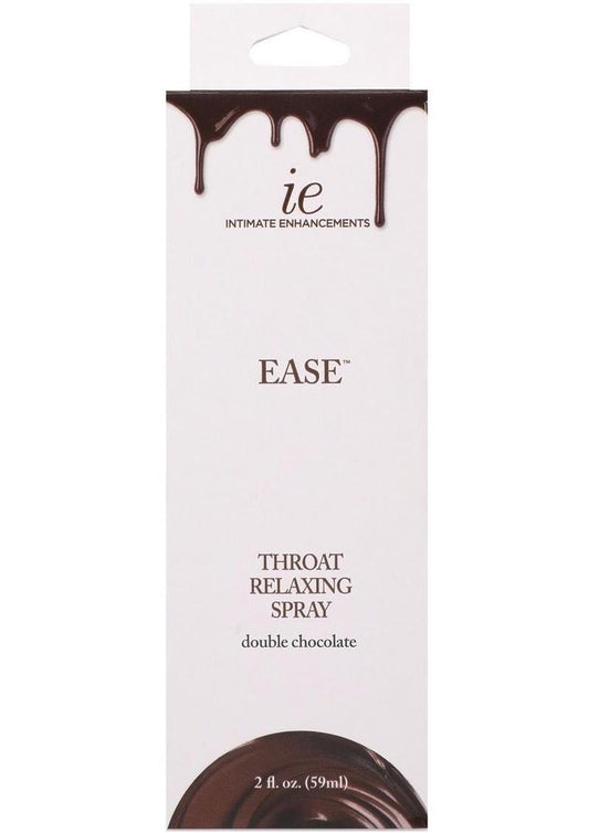 Intimate Enhancements Ease Throat Relaxing Spray 2oz - Double Chocolate
