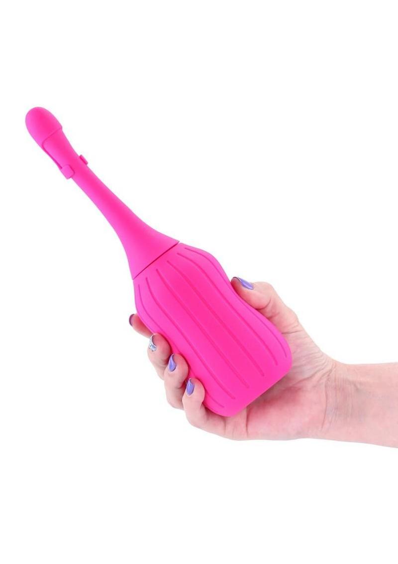 silicone enema with anti backflow design