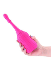 silicone enema with anti backflow design