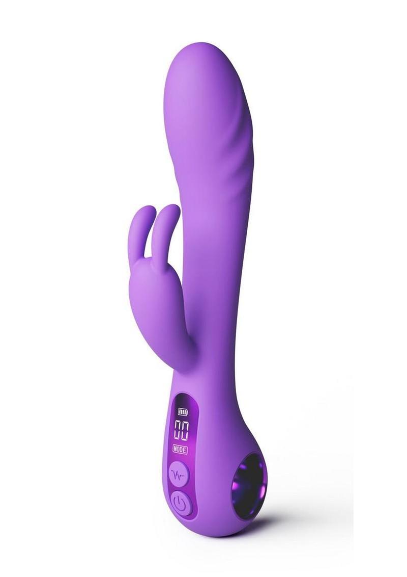 purple rabbit vibrator digital display