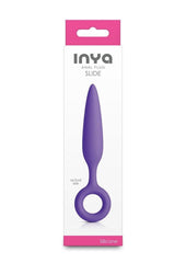 Inya Slide Silicone Anal Plug - Purple