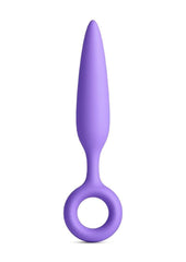 Inya Slide Silicone Anal Plug - Purple