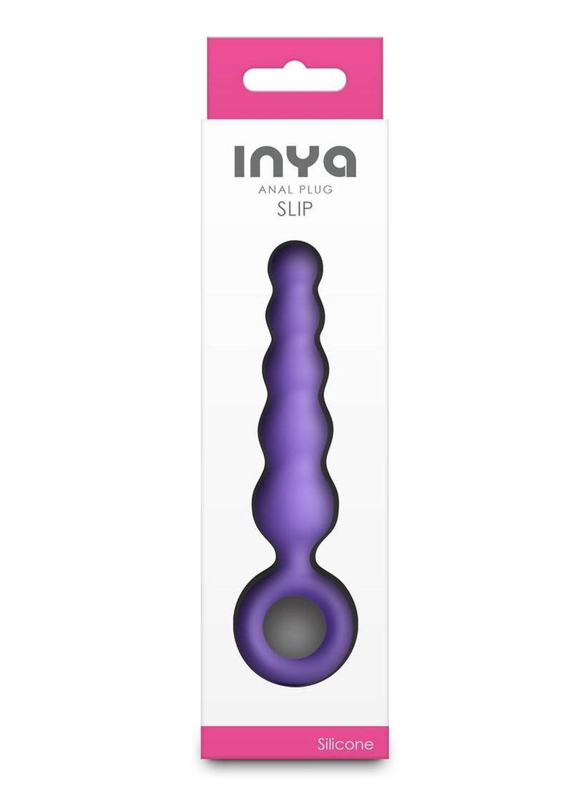 small anal plug with finger ring control

