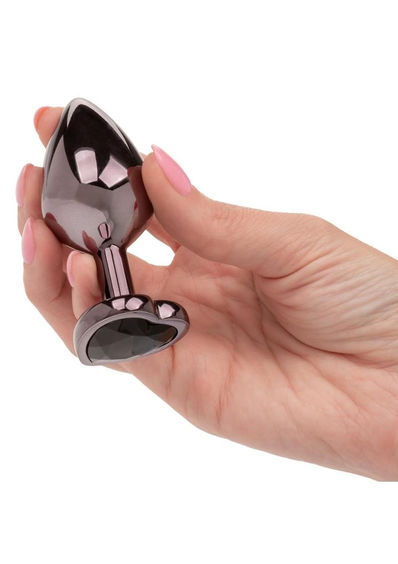 Jewel Black Diamond Heart Anal Plug Primal Pleasure Jewel Black Diamond Heart Anal Plug Primal Pleasure