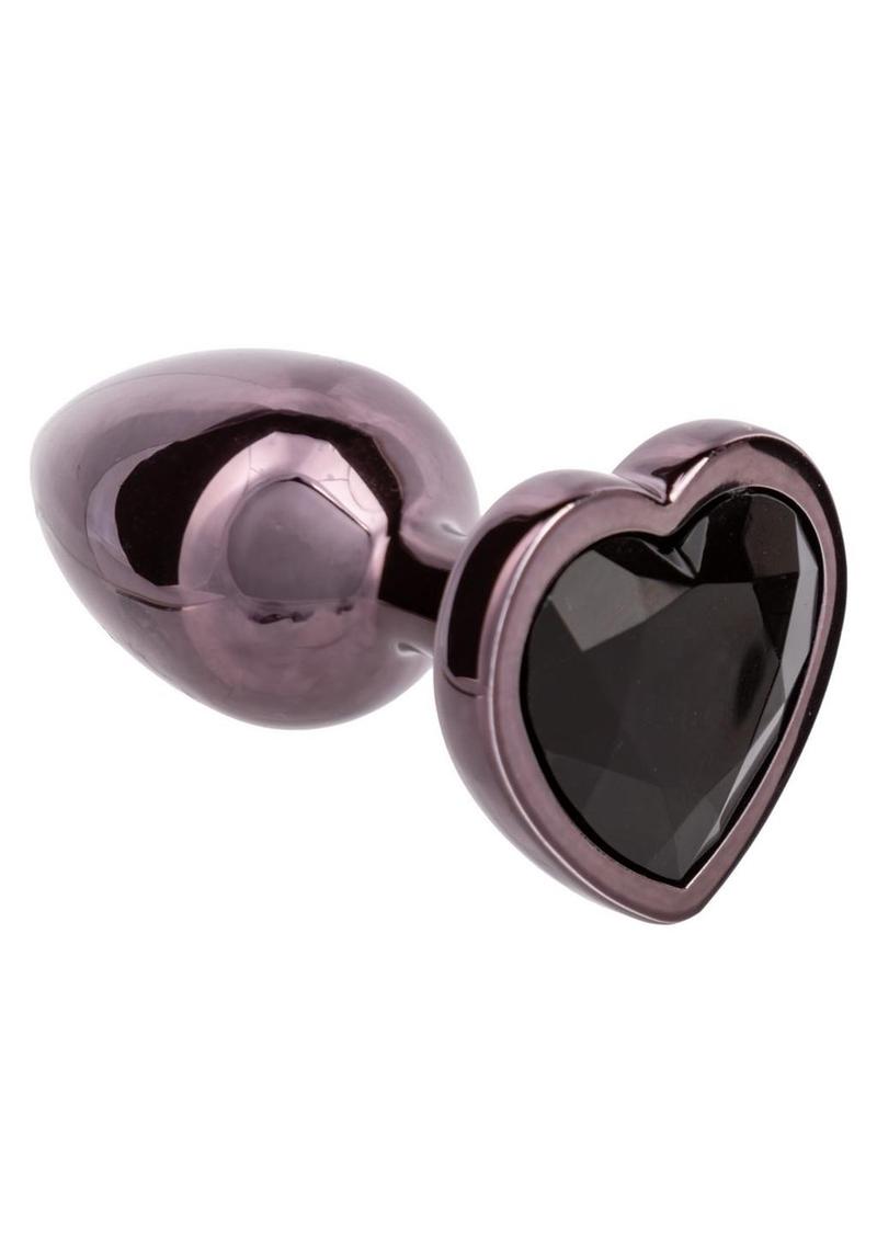 Jewel Black Diamond Heart Anal Plug Primal Pleasure Jewel Black Diamond Heart Anal Plug Primal Pleasure