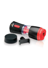 male sex toy with licking tongue feature