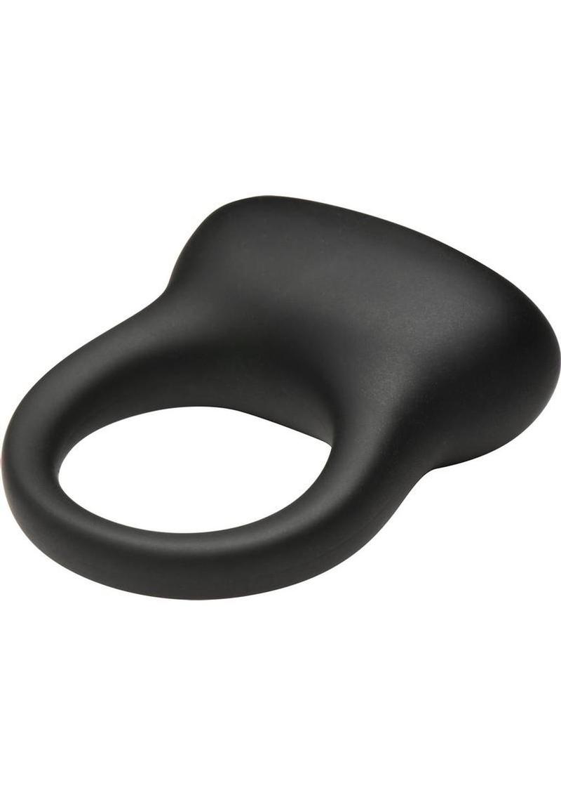 black silicone ring closeup shot