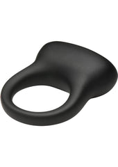 black silicone ring closeup shot