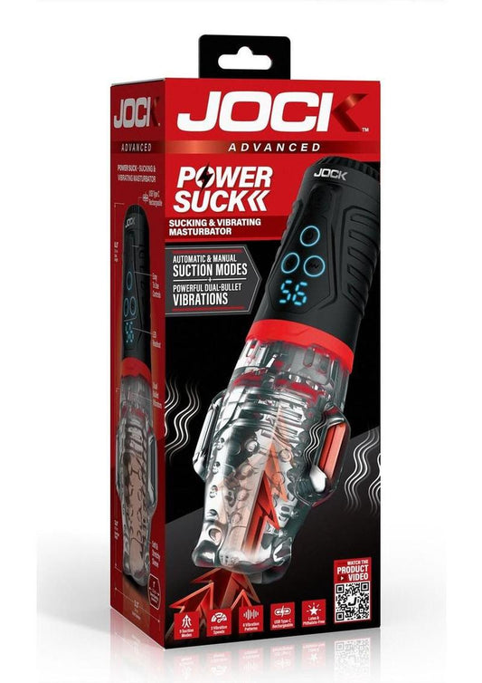 jock power suck sucking and vibrating rechargeable masturbator for men