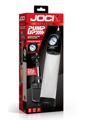 jock pump up gauge penis pump with pull rod and silicone sleeve for strong suction