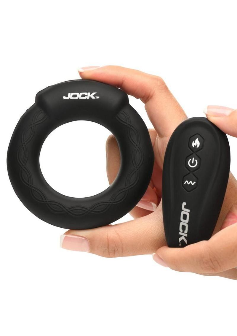 warming silicone c ring delivering rumbling vibration and heated stimulation sensations