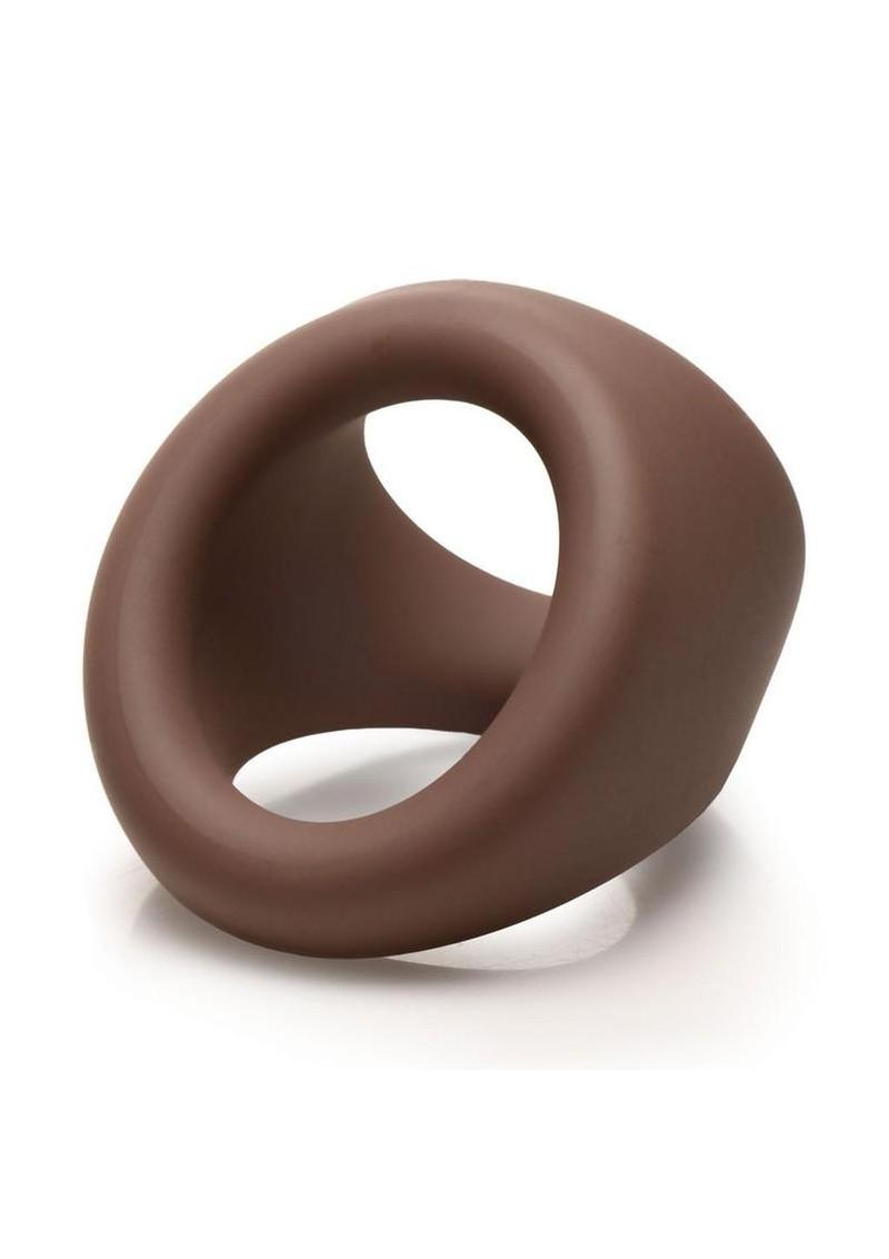 Soft silicone ring offering body-safe support for men seeking enhanced erection strength and endurance in the bedroom