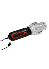 Rechargeable male masturbator realistic pussy stroker