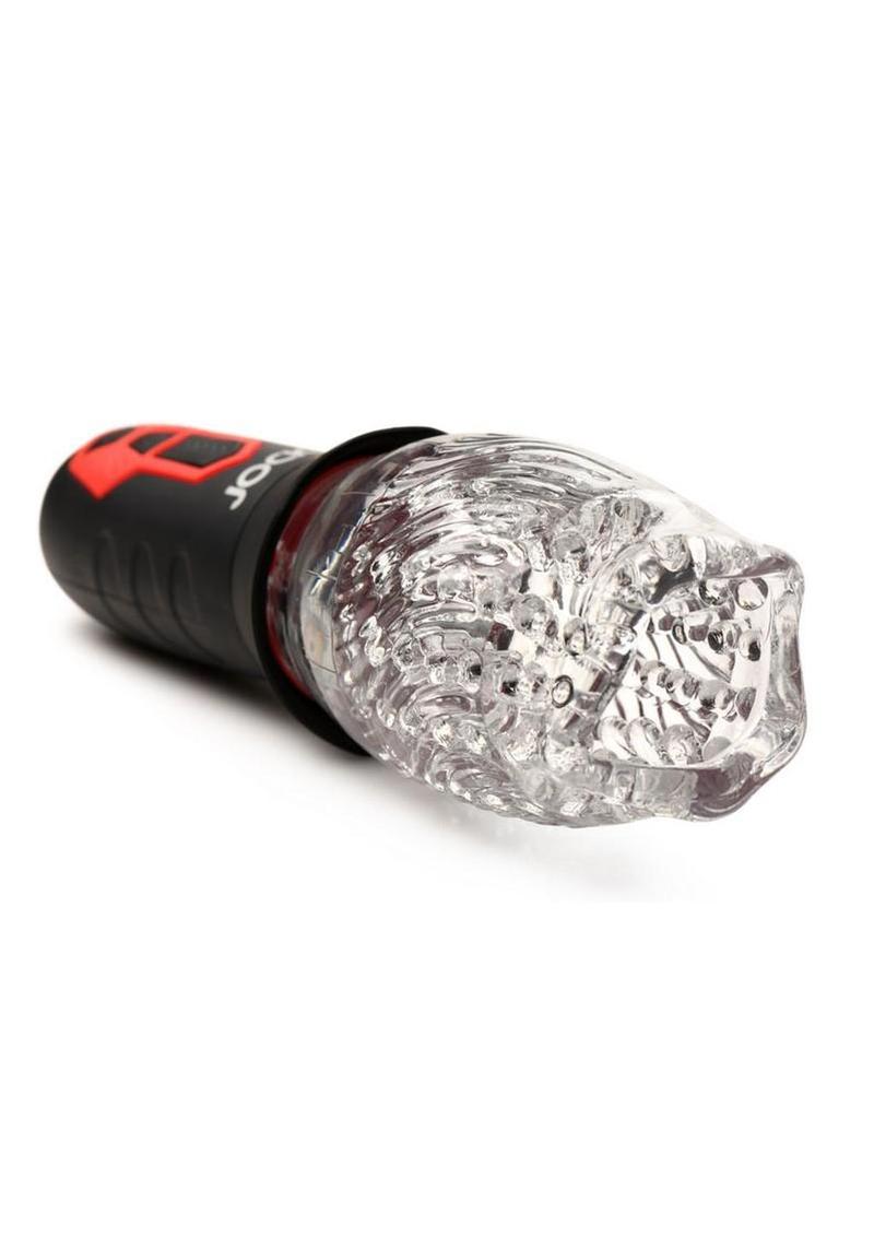 Jock Spinning and Vibrating Rechargeable Male Masturbator Primal Pleasure Jock Spinning and Vibrating Rechargeable Male Masturbator Primal Pleasure