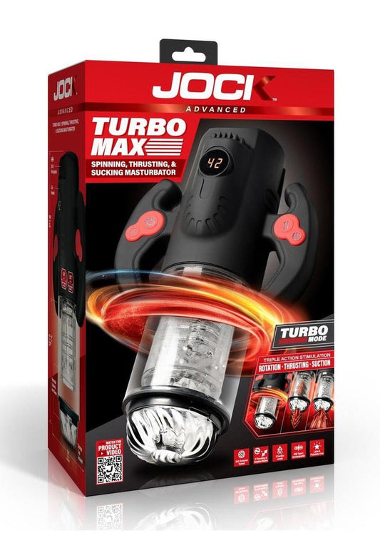 jock spinning thrusting sucking masturbator with ergonomic game handles for intense pleasure control