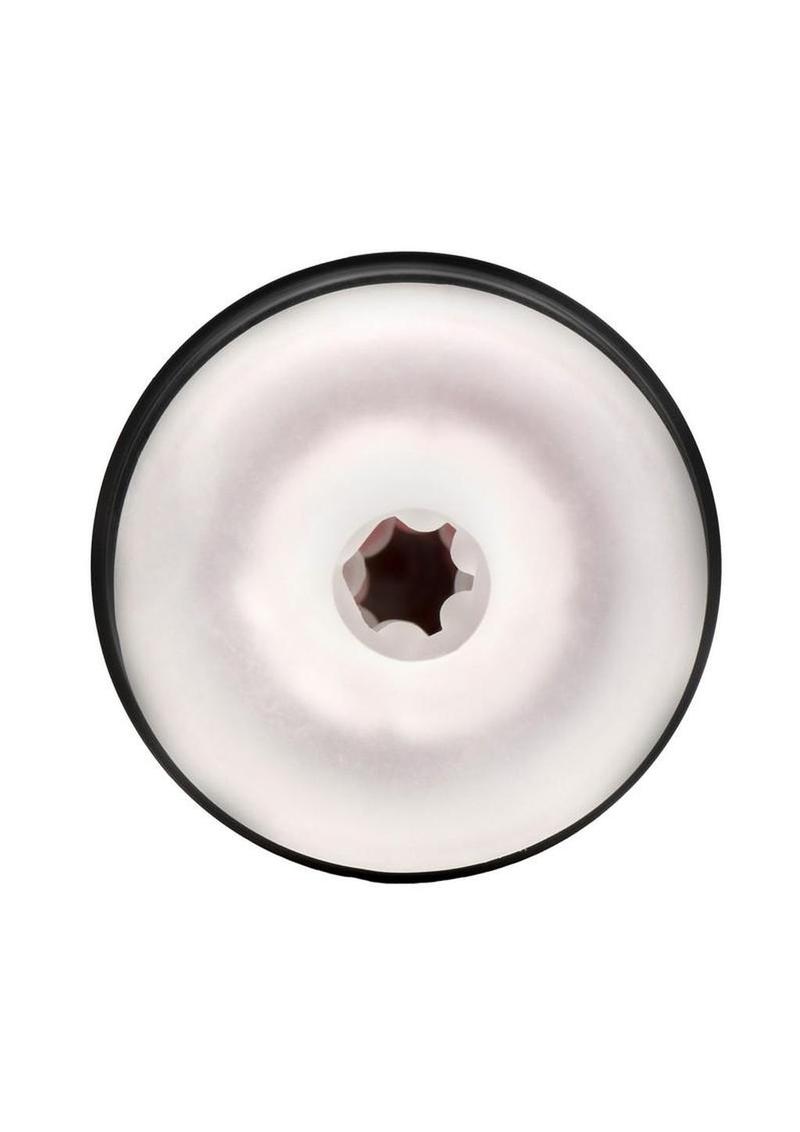 soft textured stroker with tightening suction sensations