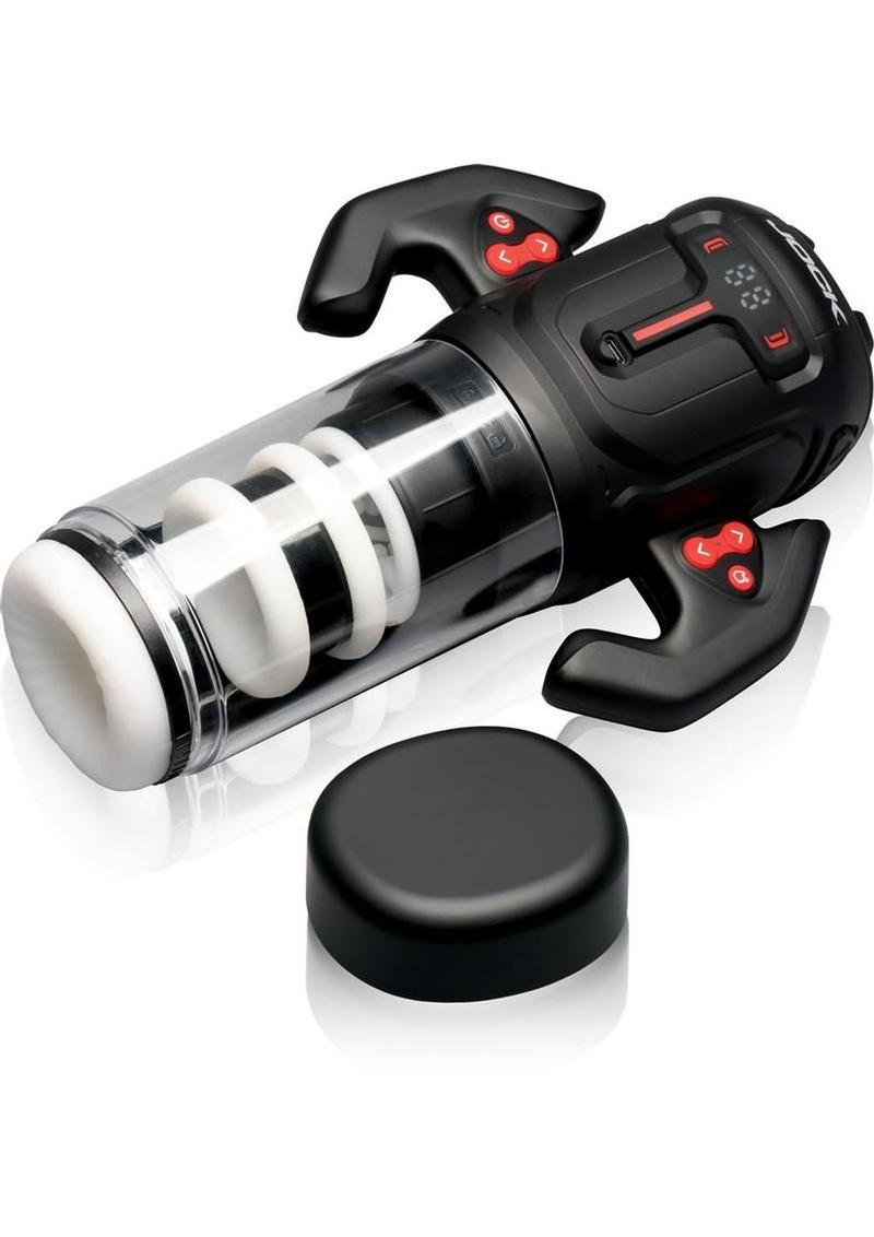 thrusting rotating masturbator device