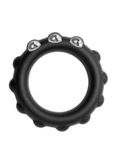 Weighted silicone cock ring best male sex toy with internal beads
