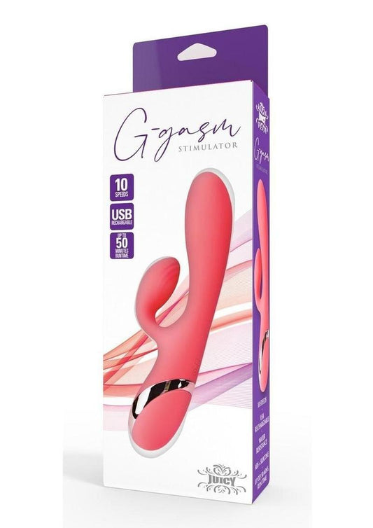 Juicy O-Gasm Stimulator Rechargeable Rabbit Vibrator - Orange