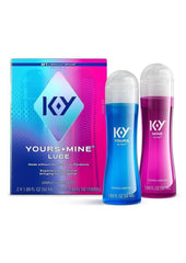 K-Y Yours and Mine Couples Lubricant - 1.69oz - 2 Piece/Set