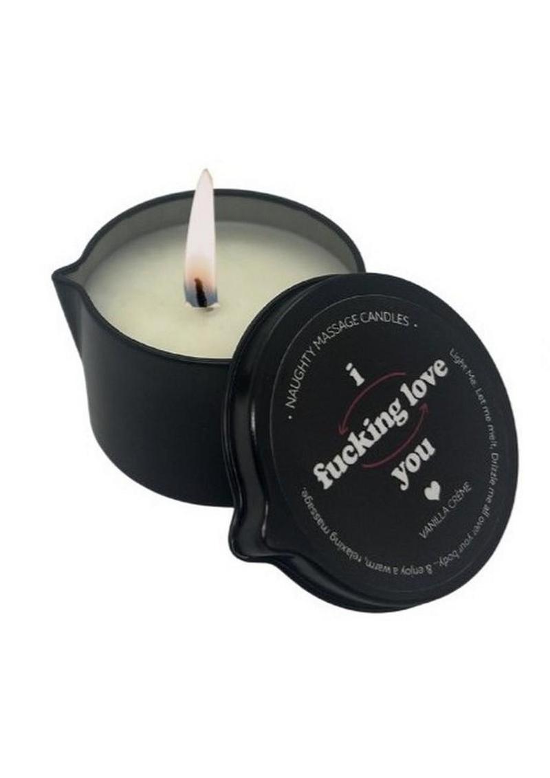 playful printed massage candle tin