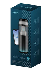 Svakom The Cocoon Silicone App Control Rechargeable Masturbator - Black/Blue