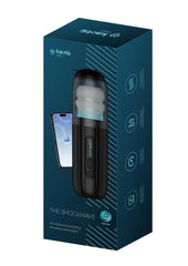 Kaotic Labs The Shockwave App Control Rechargeable Masturbator - Black/Blue