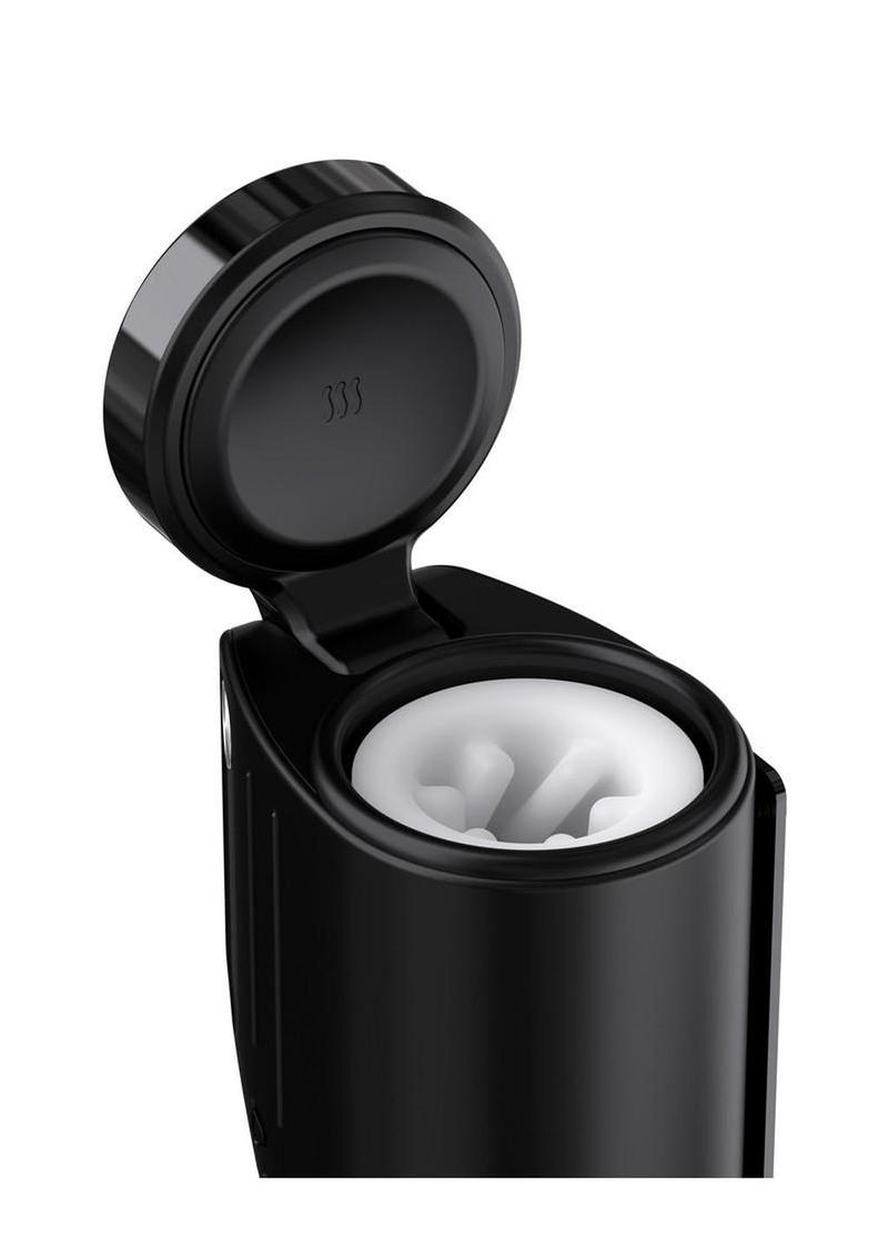 elegant high tech stroker with spinning and thrusting chamber