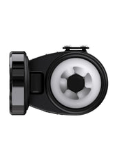 elegant high tech stroker with spinning and thrusting chamber