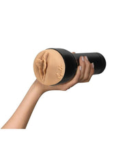 body safe textured sleeve with spiraling inner design