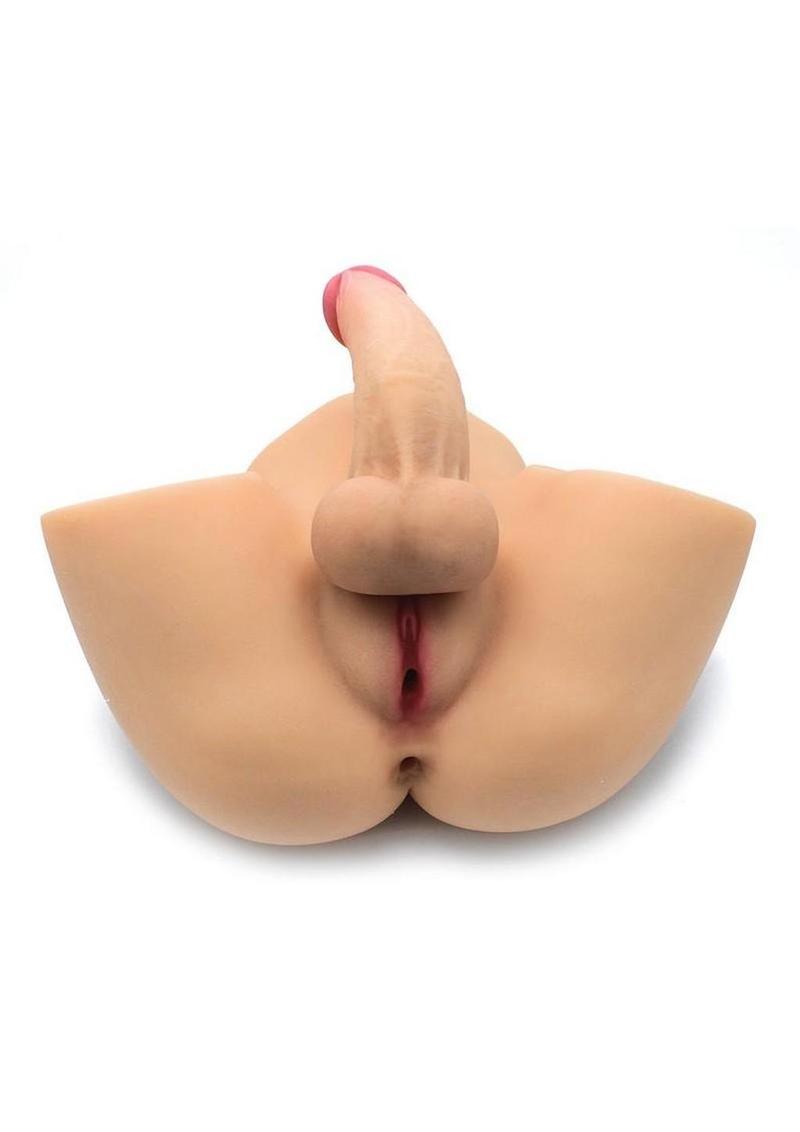 Realistic torso masturbator with pussy and ass openings lifelike TPE texture easy to clean compact adult toy for realistic solo sessions