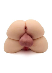 Anal and vaginal openings provide varied sensations soft TPE realistic design includes internal penis for unique erotic stimulation