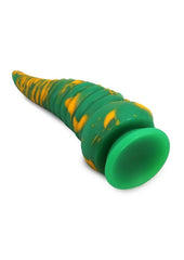 Large black silicone dildo with suction cup designed for fantasy sex toy collections